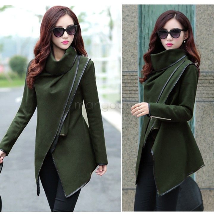 Lana Moda 2014 Abrigos De Abrigo Compre Invierno Mujer X7zvxqq6
