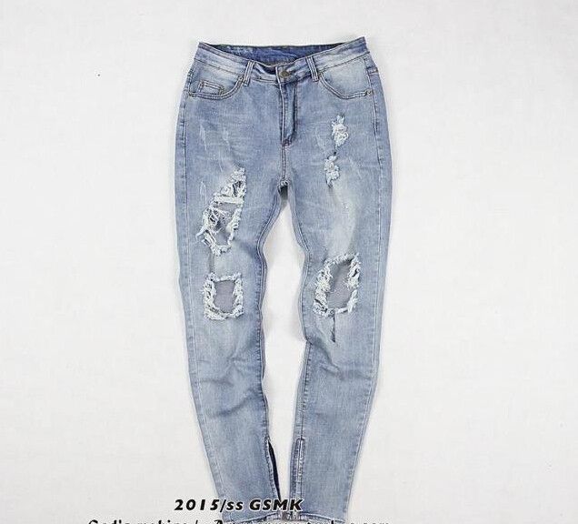 reverse zipper jeans