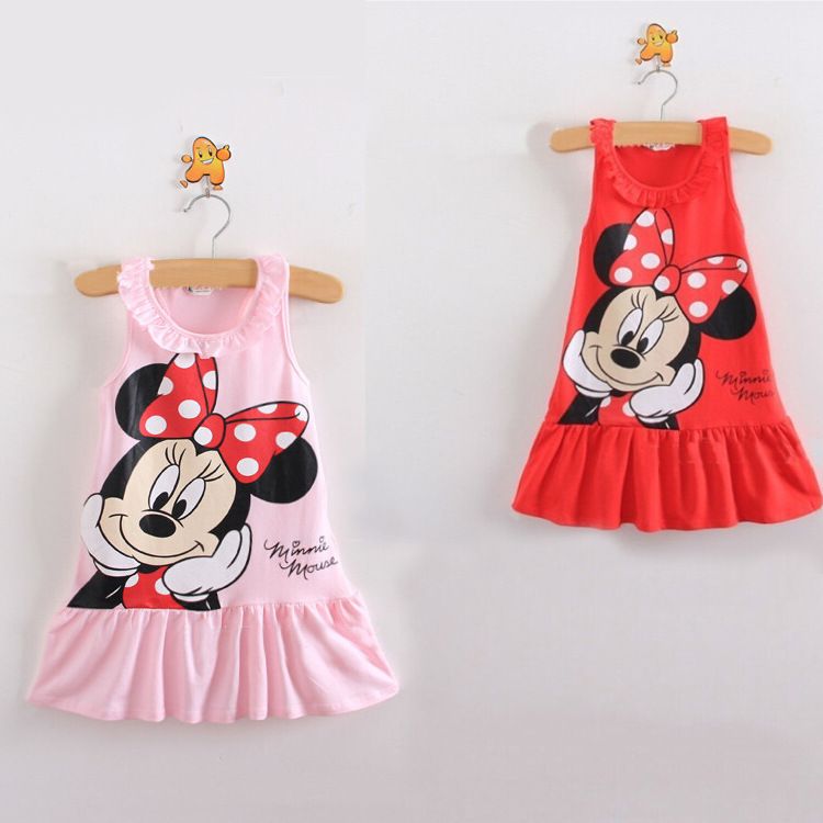 Acquistare Vestito Da Festa Del Fumetto Di Modo Del Vestito Dalla Neonata  Dei Vestiti Dalla Principessa Della Primavera Di Estate Della Molla Dei  Bambini Di Minnie i Rossi Dentellare Economico | Consegna