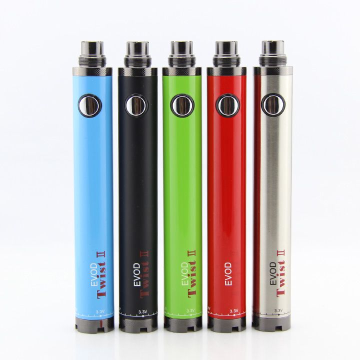 1600mah EVOD Twist II Variable Voltage Battery Electronic Cigarette E