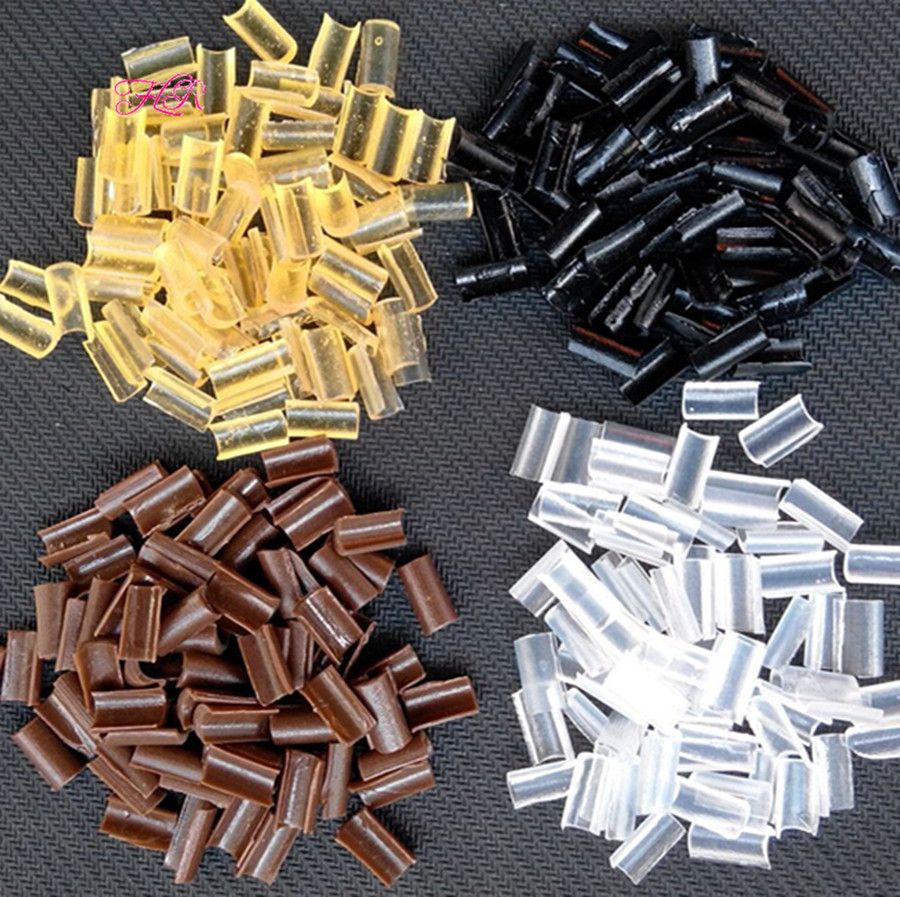 Hair Extensions Keratin Bonding Glue Granule Fusion Nail U Tip Rebonds
