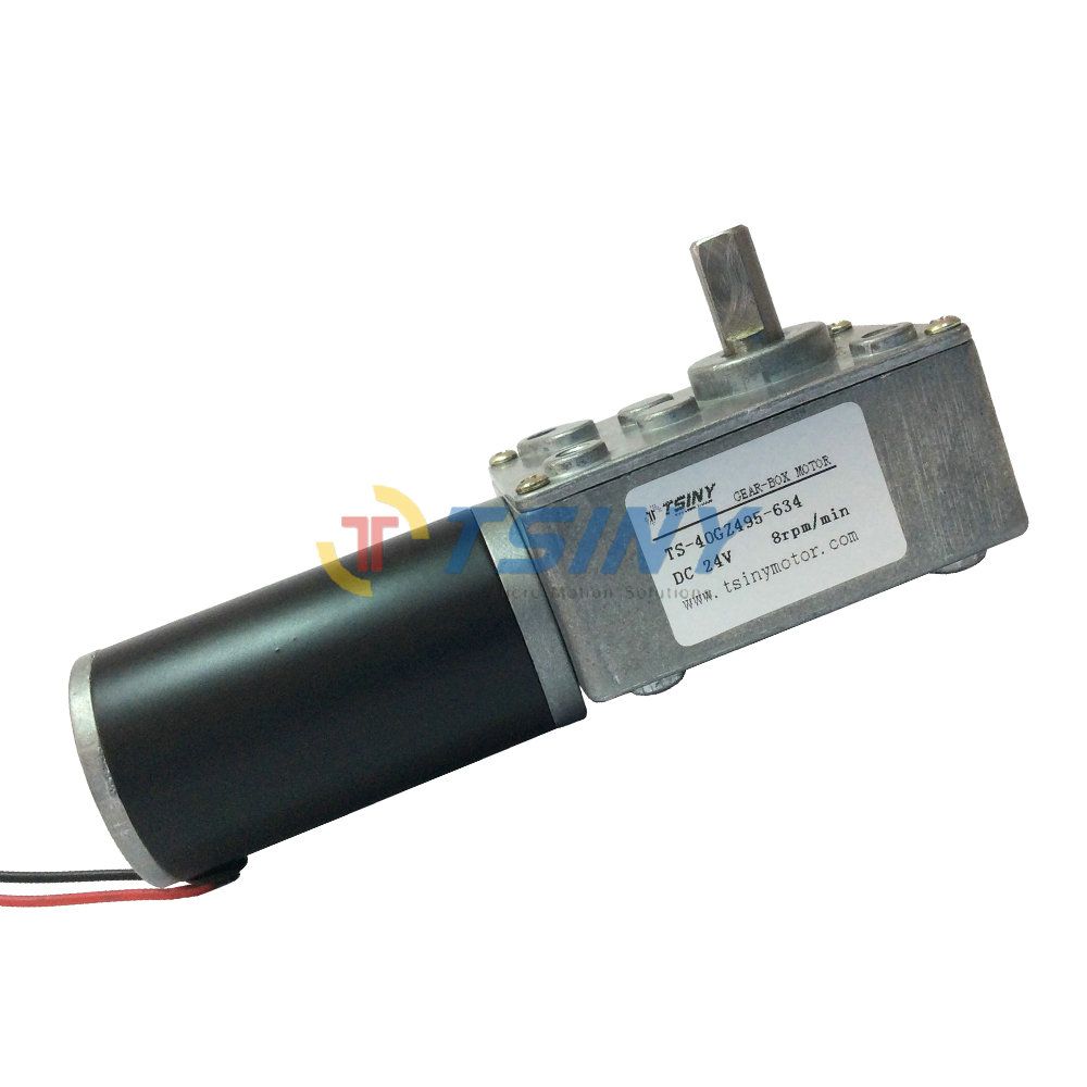 2019 TSINY Metal Gear Motor 24V DC Geared Motor High Torque 8 RPM Low