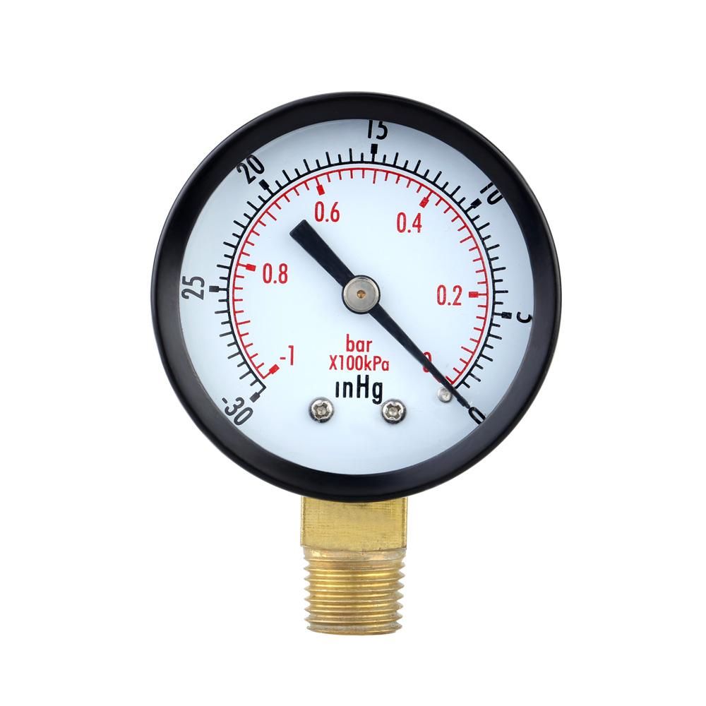 Mini Dial Air Pressure Gauge Meter Vacuum Manometer Double Scale Pressure Measuring Instruments