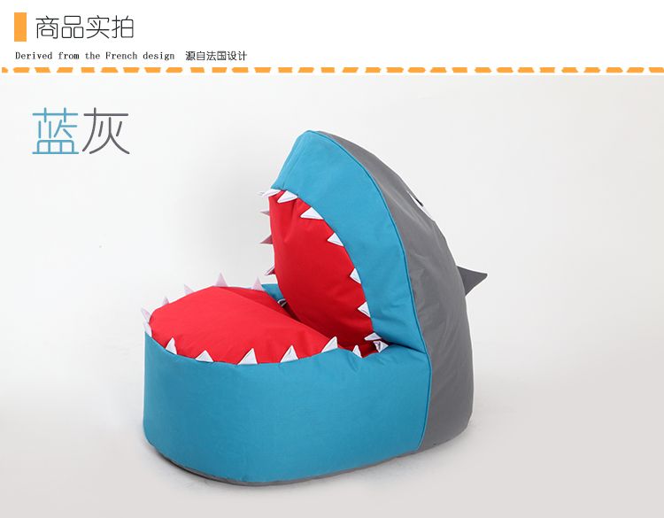 Cute Couch 2017 small bean bag sofa children single cute cartoon art shark Cute Couch 2017 small bean bag sofa children single cute cartoon art shark