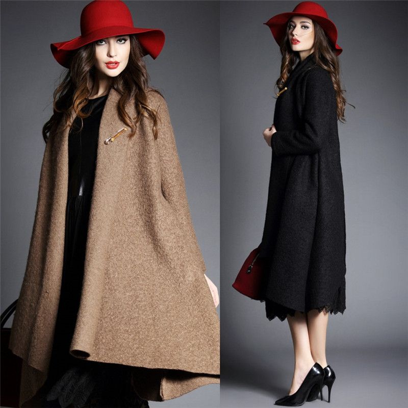2018 Charming Wool Coats For Women Black Light Tan Fashion Jackets ... 2018 Charming Wool Coats For Women Black Light Tan Fashion Jackets ...
