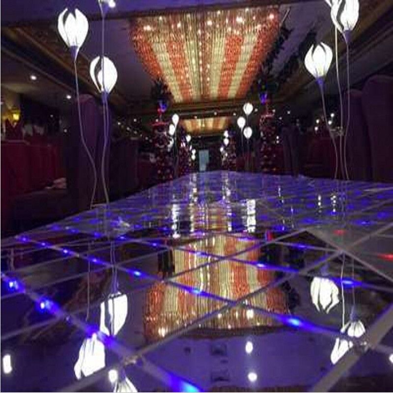Luxury Shiny Crystal Led Wedding Mirror Carpet Aisle Runner T