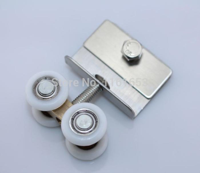 2018 Bath Accessories Arrival Shower Door Roller Pulley Bathroom 2018 Bath Accessories Arrival Shower Door Roller Pulley Bathroom Glass Partition Sliding Crane Lifting Wheel Widened Copper Round From Qq2972059807