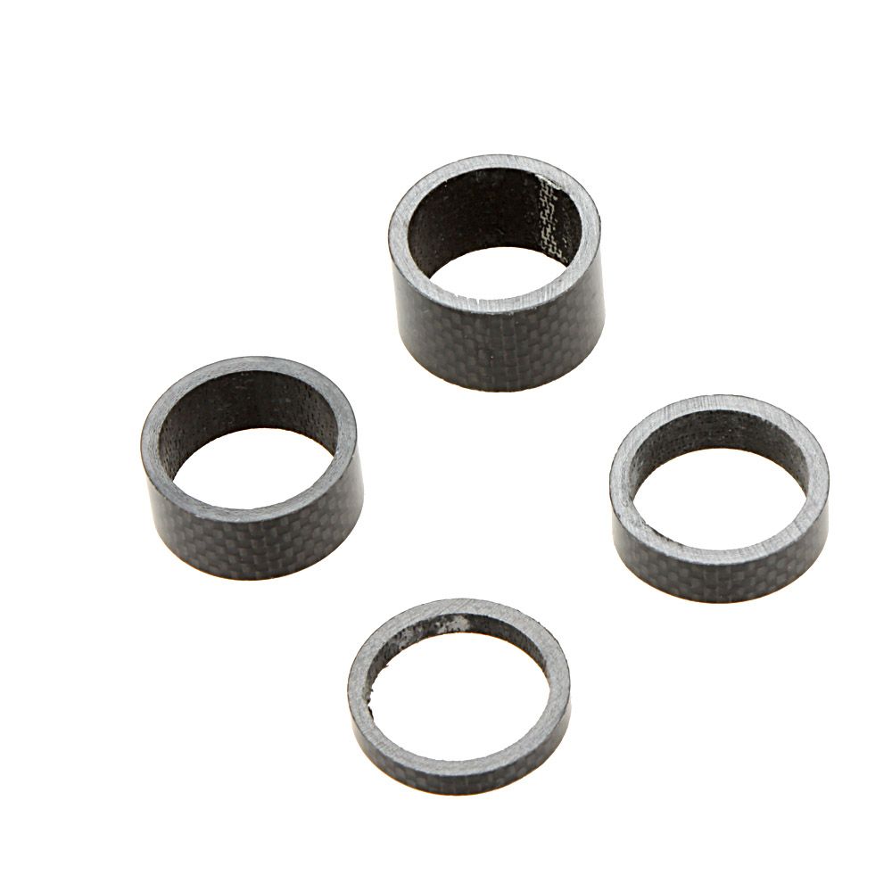 2 x CNC Colorful Carbon//Alloy 1-1//8 Bicycle Headset Spacer 10mm