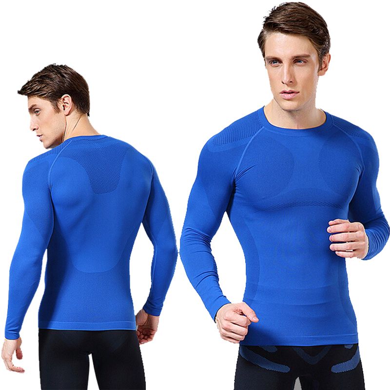 2017 Men'S Long Sleeved Leotard Body Sculpting,Quick Drying Tights ...
