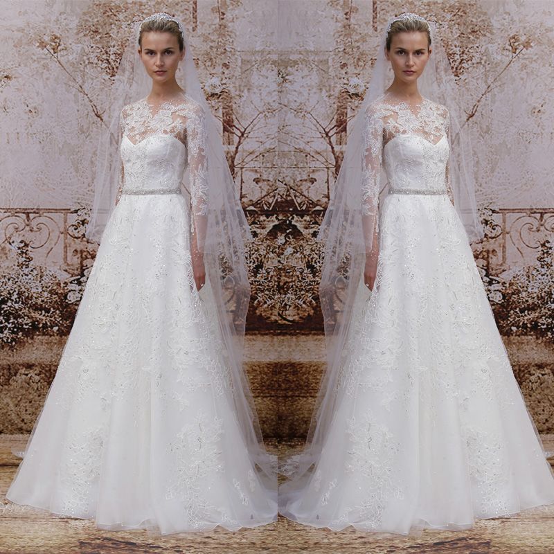 Near Me Church Wedding Dresses Floor-Length Short Sleeves Square