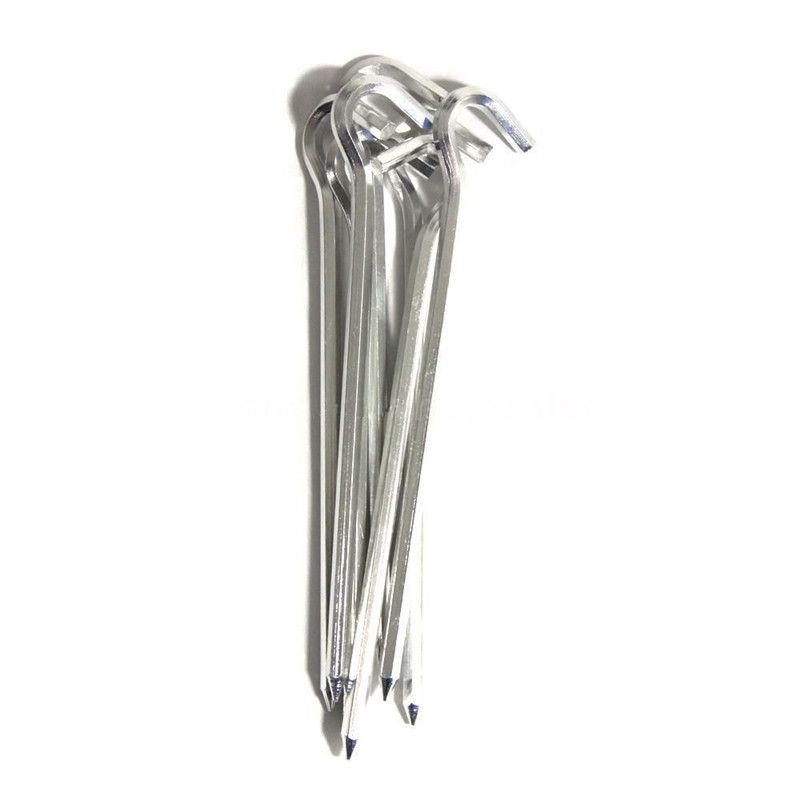 Hook Up Aluminum Alloy Tent Peg Stake Nail Hook Outdoor Camping Trip