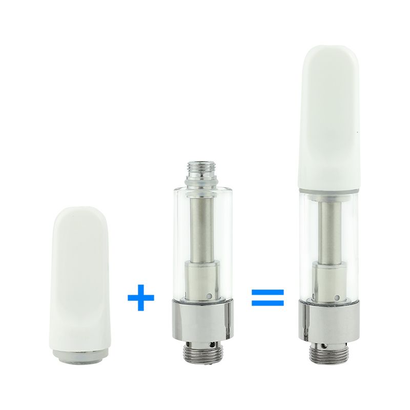 Download 510 Thread Empty Vape Pen Cartridges Ceramic Glass Tank Vape Cartridges Wax Atomizer Co2 Thick ...