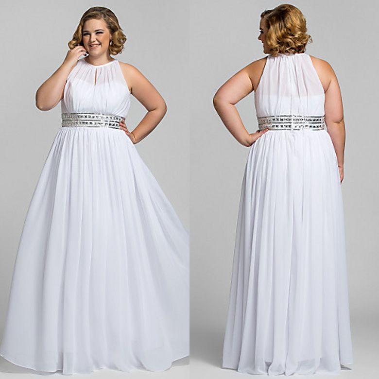white halter plus size special occasion formal dresses 2015 applique long white dresses plus size