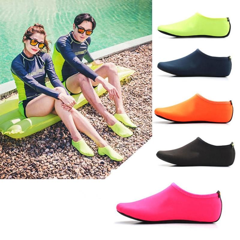 2019 Barefoot Water Skin Shoes Aqua Socks For Beach Pool Sand Swim Surf