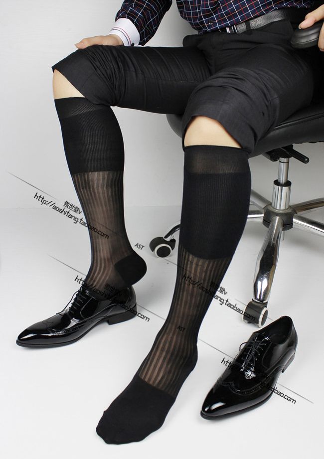 2020 2016 Mens Tnt Compression Stockings Fashion Male Formal Nylon Knee
