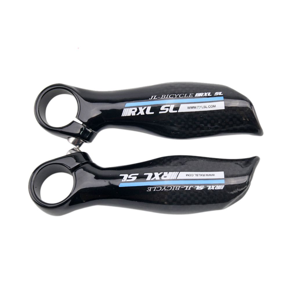 RXL SL Full Carbon Fibre Bicycle Bar End MTB Handlebar Bar Ends Mountain Bike Bar End Touring