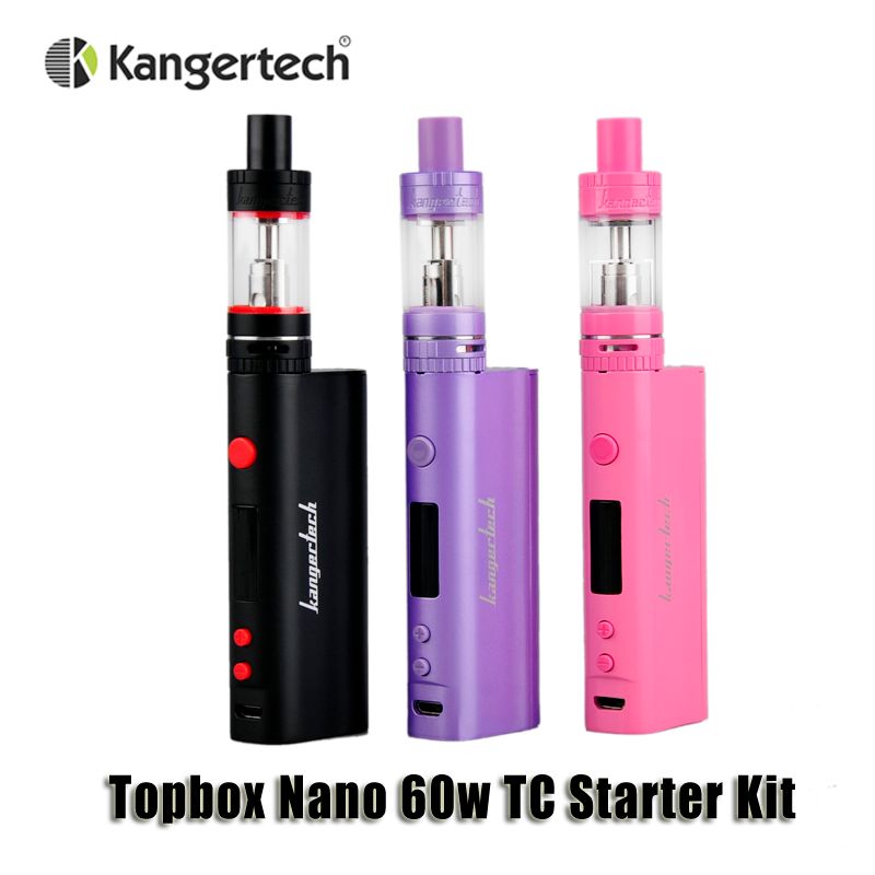 Authentic Kangertech Topbox Nano 60w TC Starter Kit 3.2ml Topfilling