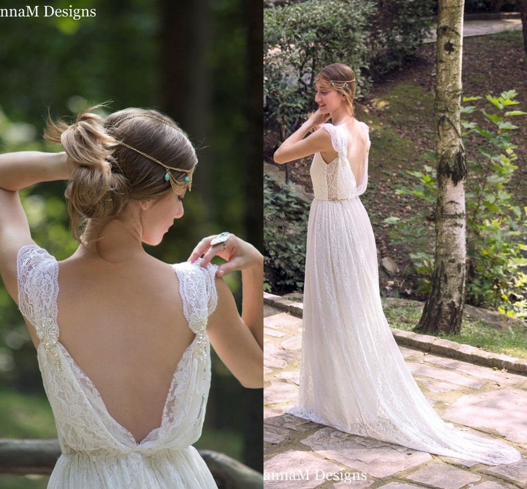 simple gypsy wedding dress
