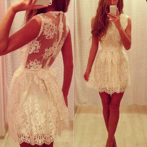 cream homecoming dresses