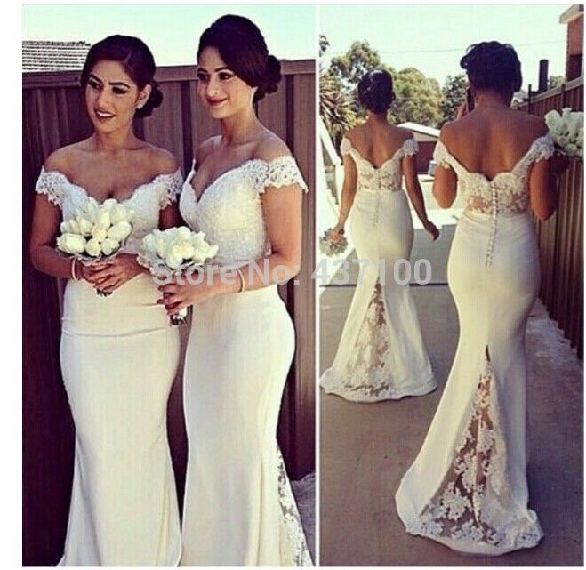 cream bridesmaid dresses