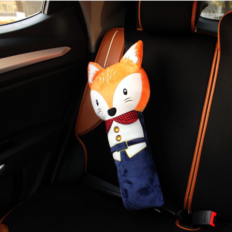 2019 Kids Car Pillows Plush Toy Auto Safety Seat Belt Cover