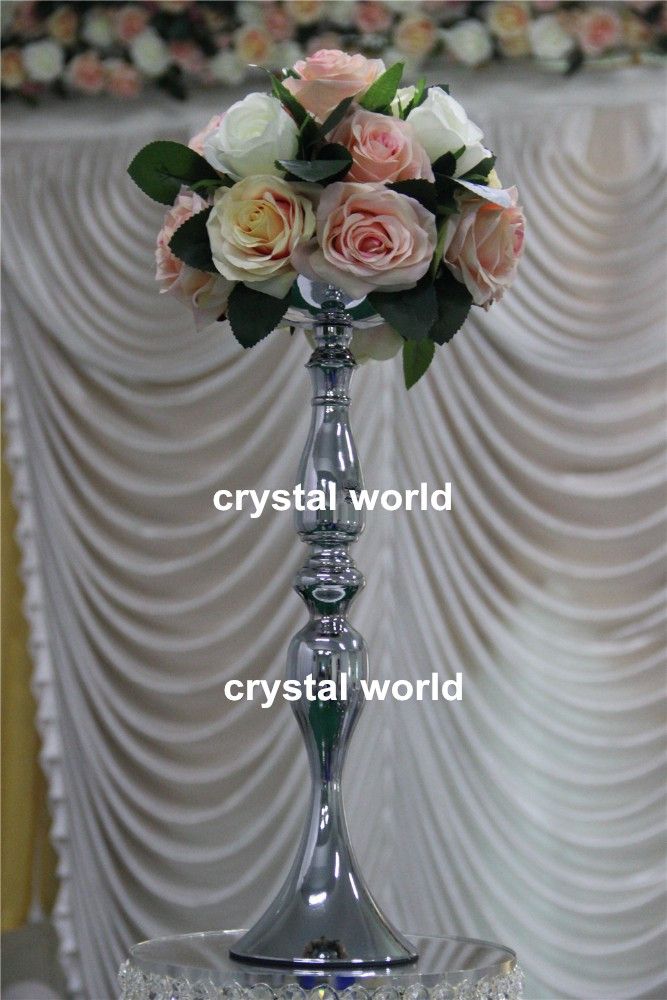 Candle Holders Decorated With Flowers
