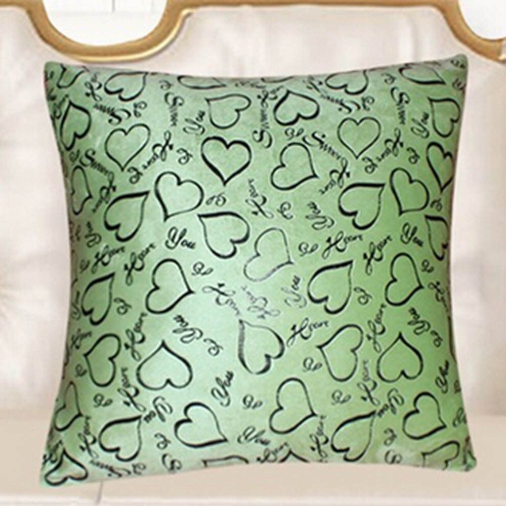Wholesale pillow case multi color heart print square cushion case throw pillow cover king and queen pillowcases pillow case dresses from glenae