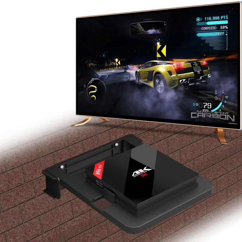 Android Tv Box Wall Mount Set Top Stand Mounts Digital Bracket Android Tv Box Wall Mount Set Top Stand Mounts Digital Bracket Dvd Router Holder For H96 Pro T95z Plus Csa93