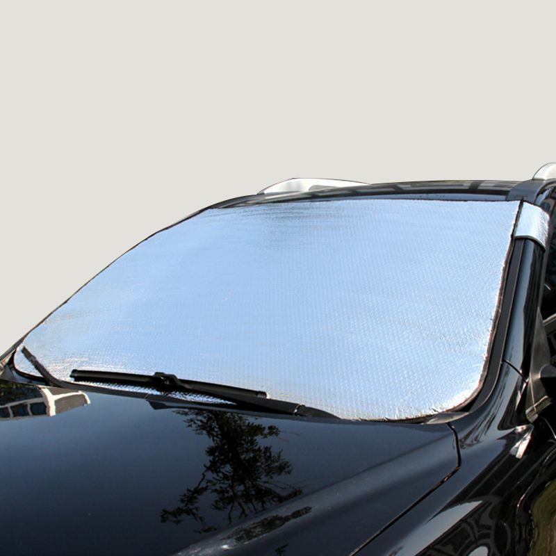 Car Sunshade Silver Front Window Solar Protection Sunshade Aluminum