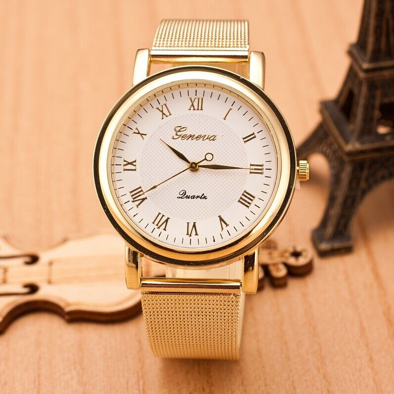 Geneva Watches Latest Personality Roman Numerals Dial Mesh Belt Ladies Watch Geneva Stainless Steel Quartz Watch Latest Watches Trendy Watches From Bigbangcx 2 14 Dhgate Com