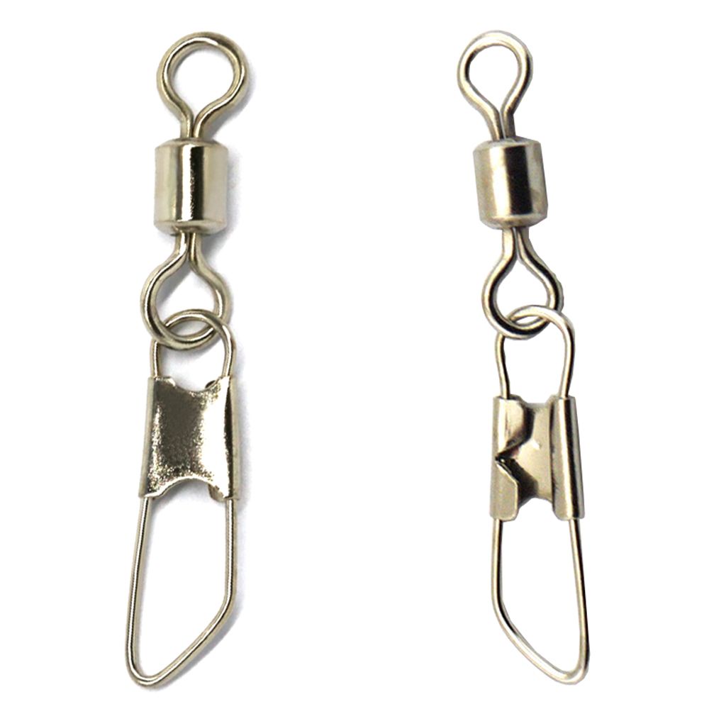 2019 F2019 Rolling Swivels With Safety Snap Fishing Tackle Fishhooks