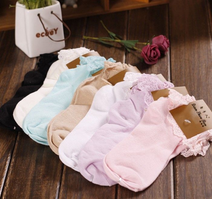 girls frilly ankle socks