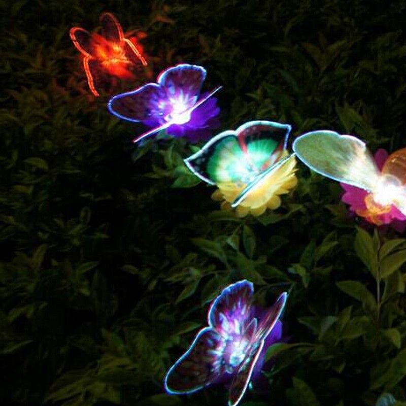 2019 New Arrival Solar Powered Fiber Optic Erfly Led New Arrival Solar Powered Fiber Optic Erfly Led Gardening Light For Party Garden Decoration