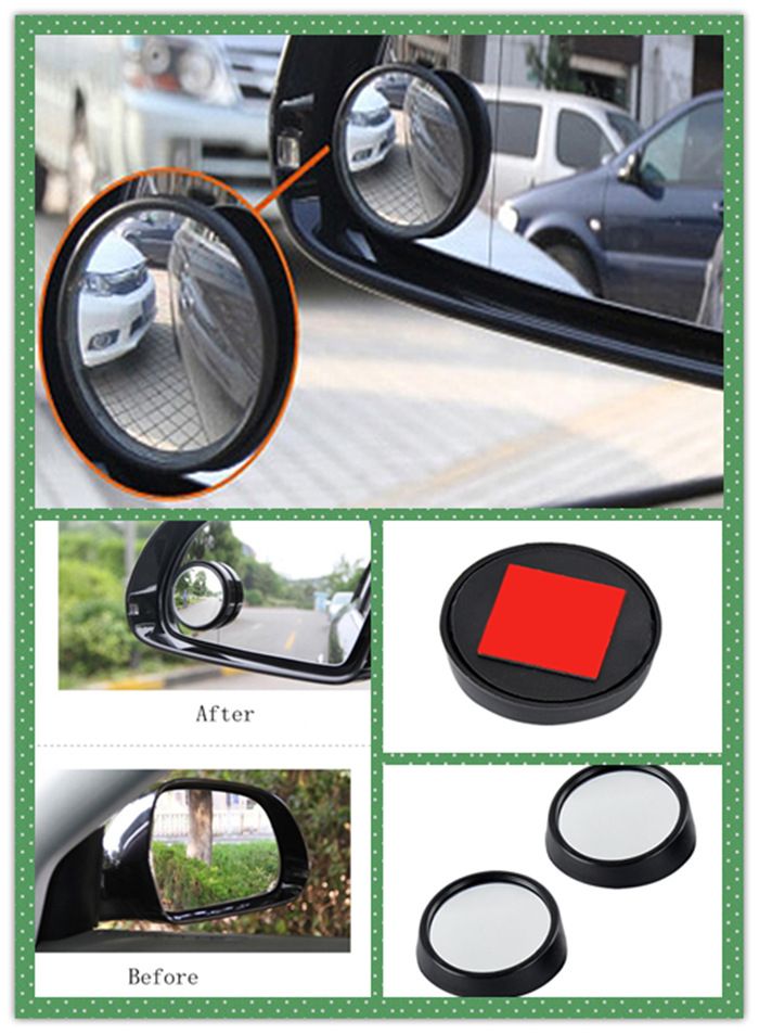 2018 Wide Angle Car Rear View Mirrors Flexible Advanced Resin Rear Car