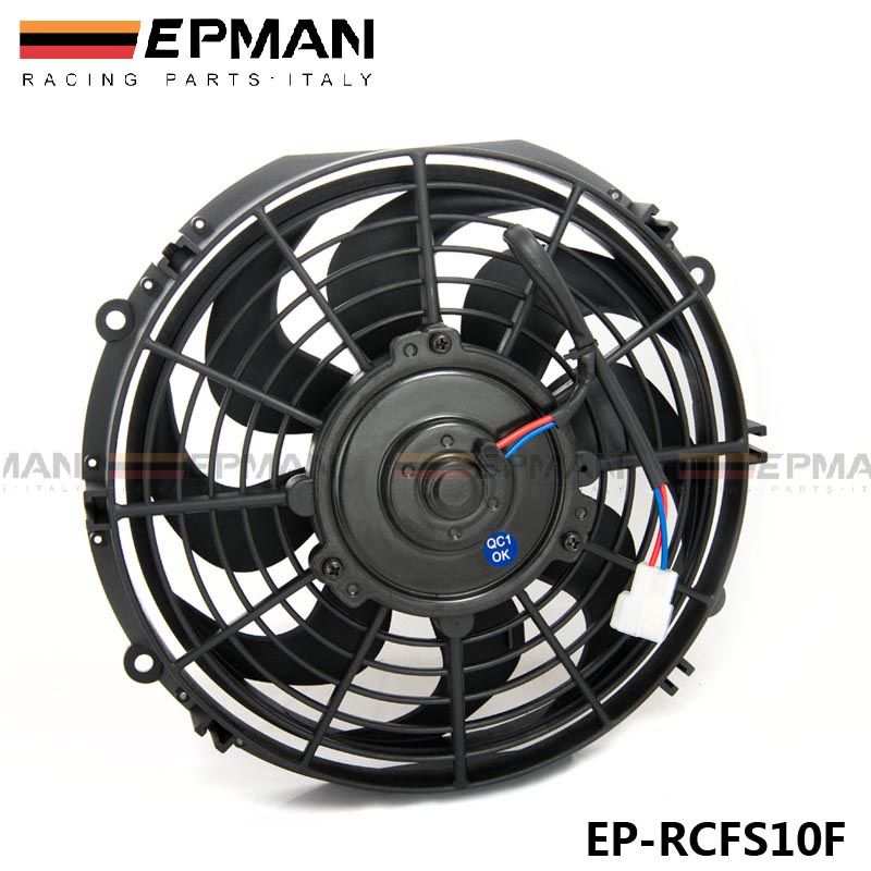 Universal 7/" Radiator Electric Cooling Curved S-Blade Reversible Muscle Car UK