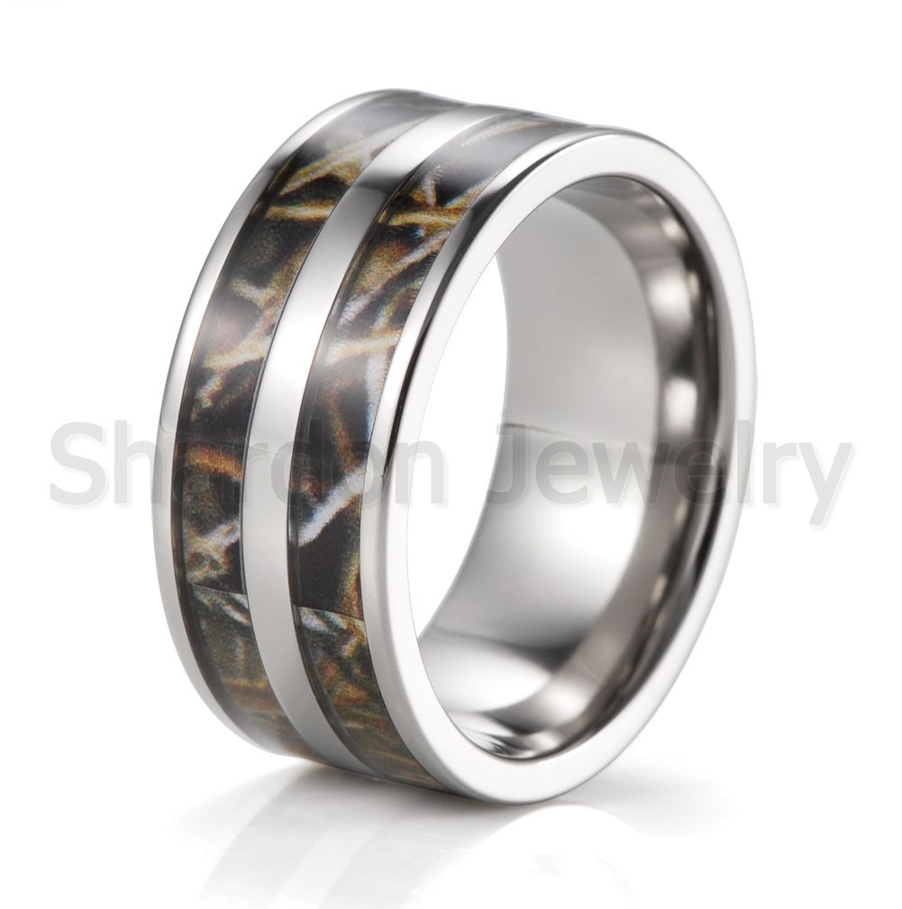 wholesale mens 10mm titanium double realtree max 4 camo engagement ring camofluge wedding band outdoor hunting ring camo ring wedding ring titanium ring - Cheap Camo Wedding Rings wholesale mens 10mm titanium double realtree max 4 camo engagement ring camofluge wedding band outdoor hunting ring camo ring wedding ring titanium ring - Cheap Camo Wedding Rings