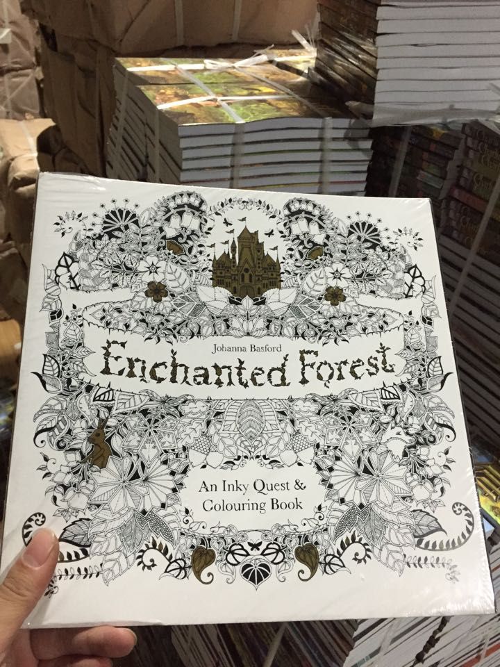 New Enchanted Forest Secret Garden An Inky Treasure Hunt And Coloring Book For Children Adult Relieve Stress Graffiti Painting Drawing