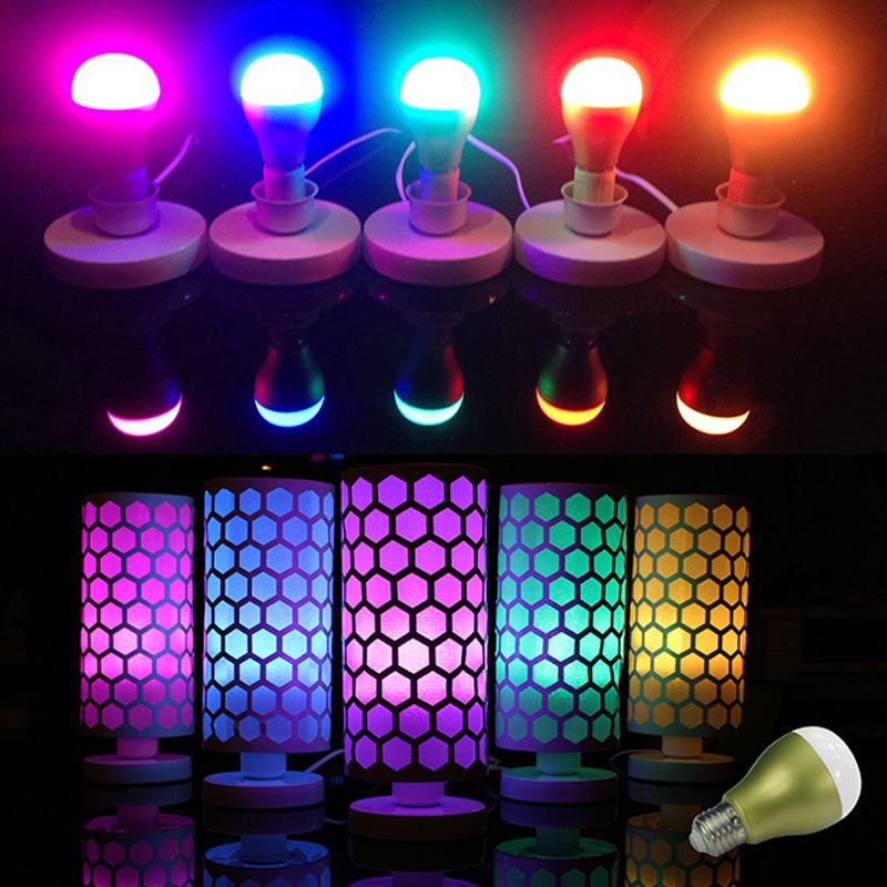 Amazing Smart LED Bulbs AC85 265V 16 Million Colors With Bluetooth 4.0