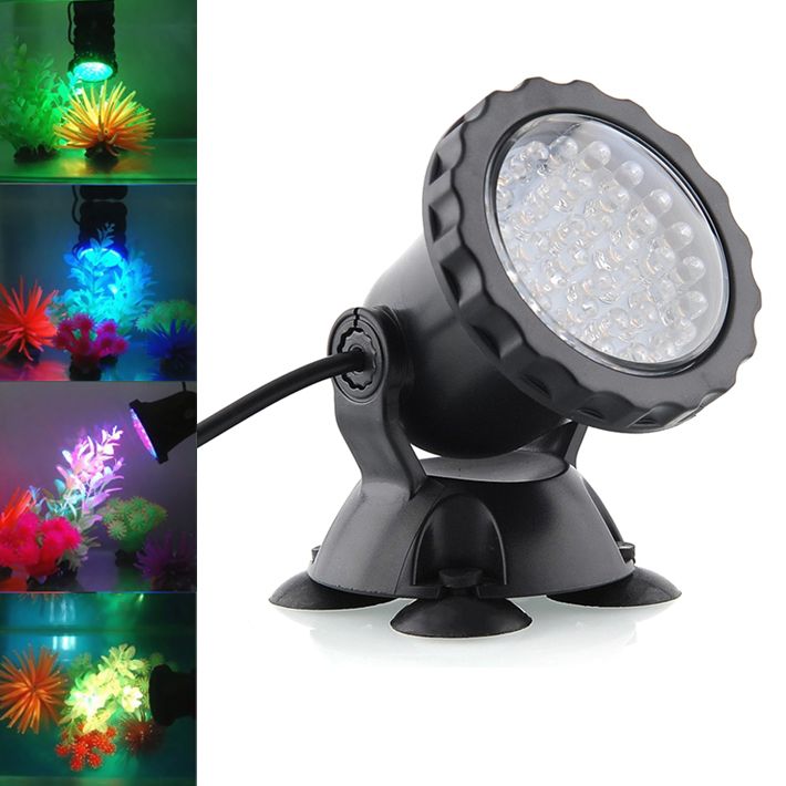 2019 36 LED Submersible Underwater Light Aquarium Led Light Pond Fish