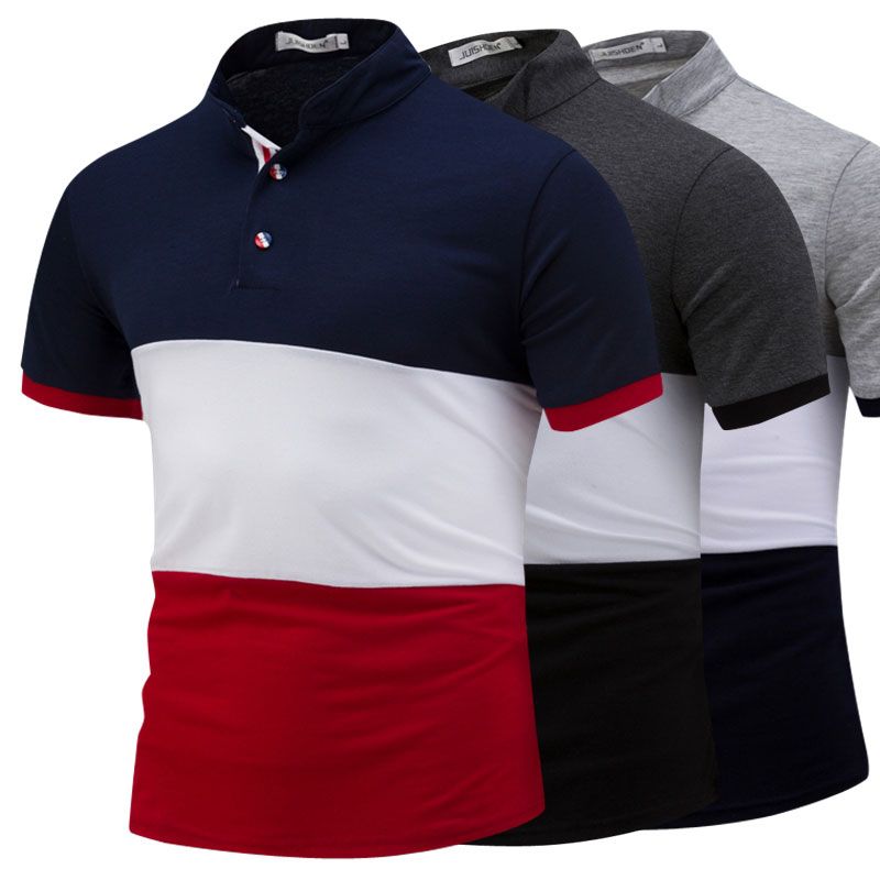 stand collar t shirt