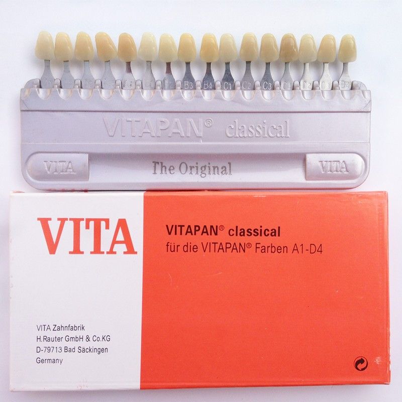 VITA 16 Dental Teeth Whitening Shade Guide Dental Porcelain VITA Pan