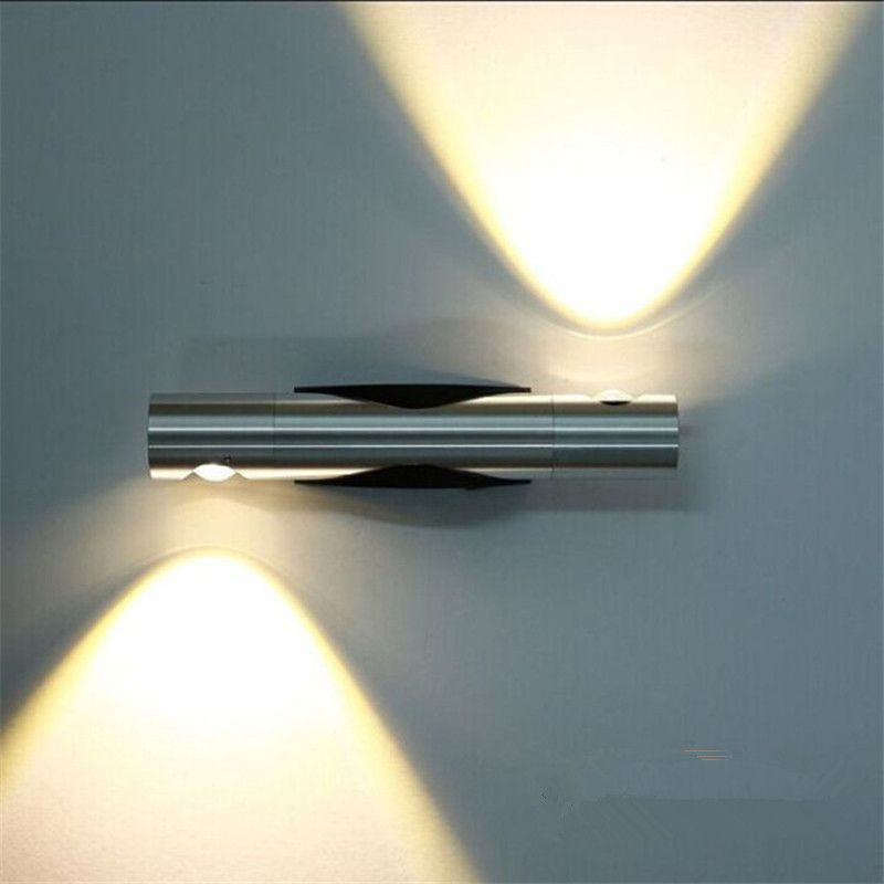 2020 Aluminum Alloy Movable Wall Light 2W/6W 2leds 85 265V LED Wall