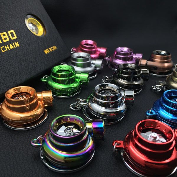 Led Turbo Keychain With Sound And Spinning By Battery Available For To