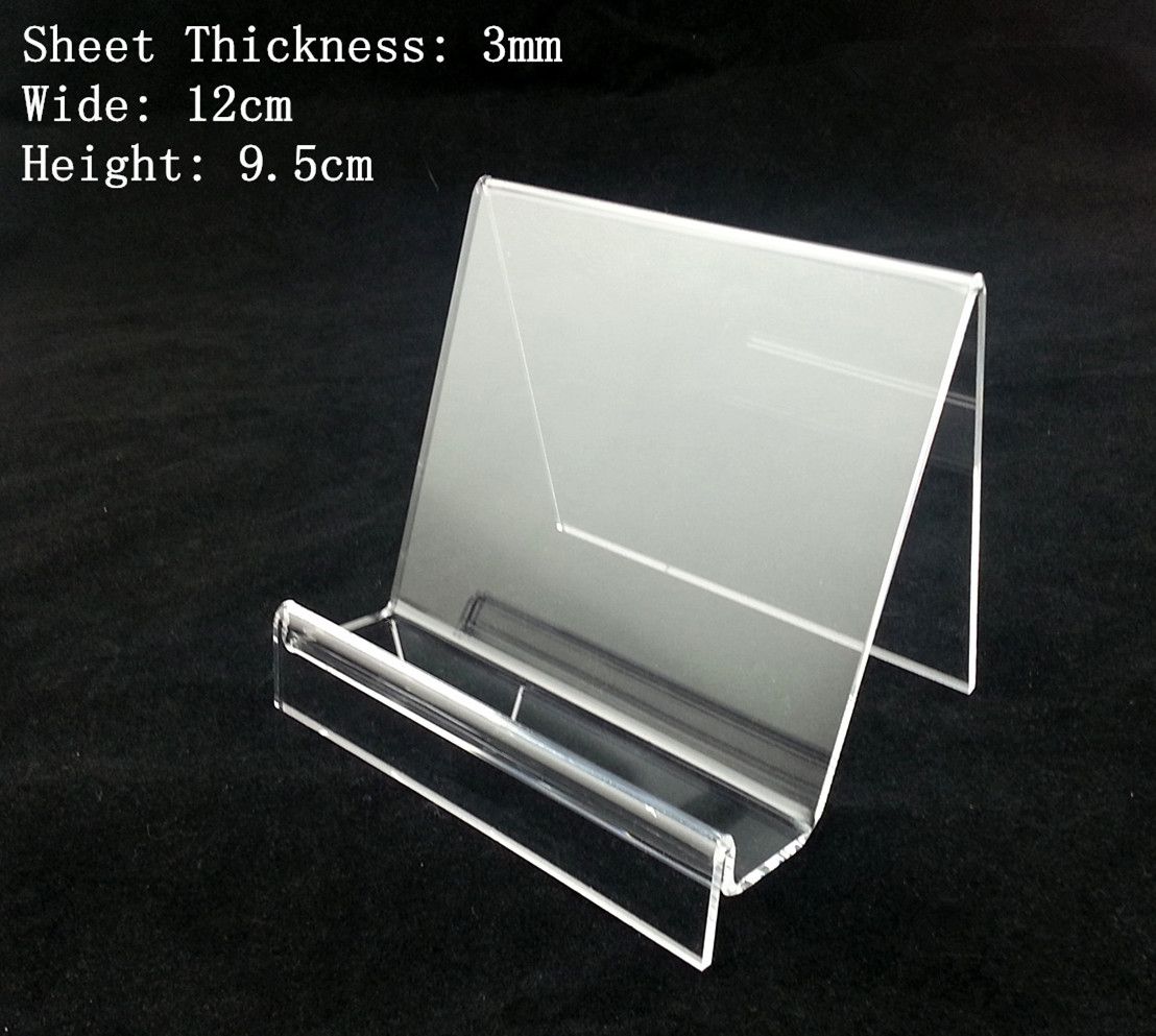 high quality acrylic thick 3mm purse wallet bag iphone book products acrylic sheet holder