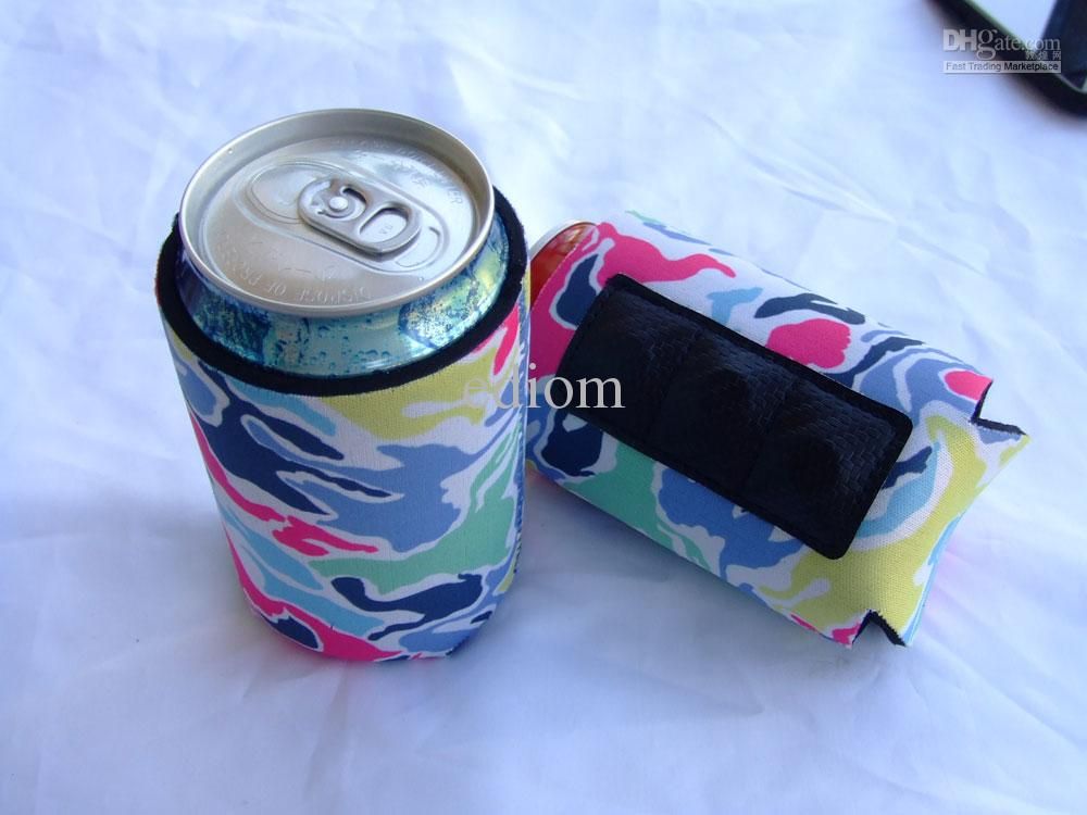 Best New Funny Camo Beer Can Cooler Soda Water Koozie Stubby Holder For 330ml 12oz Cola