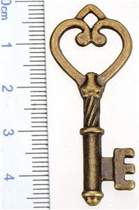 DIY Keys Suspension Mixed Keys Charms Crafts Making Necklaces Pendants Bracelet Heart Cross Oval Antique Bronze Metal Jewelry Findings 