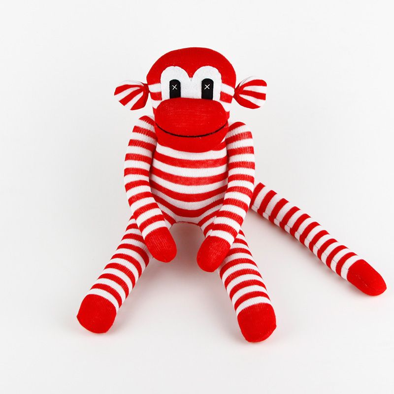 sock monkey stuffed toy