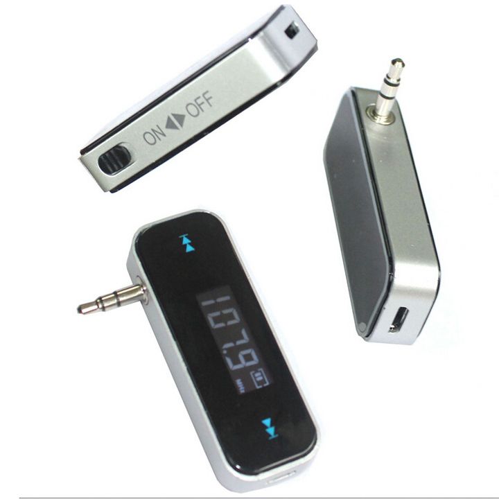 Wireless LCD 3.5mm Jack FM Transmitter For IPhone 5 IPod/ IPad/ Smart