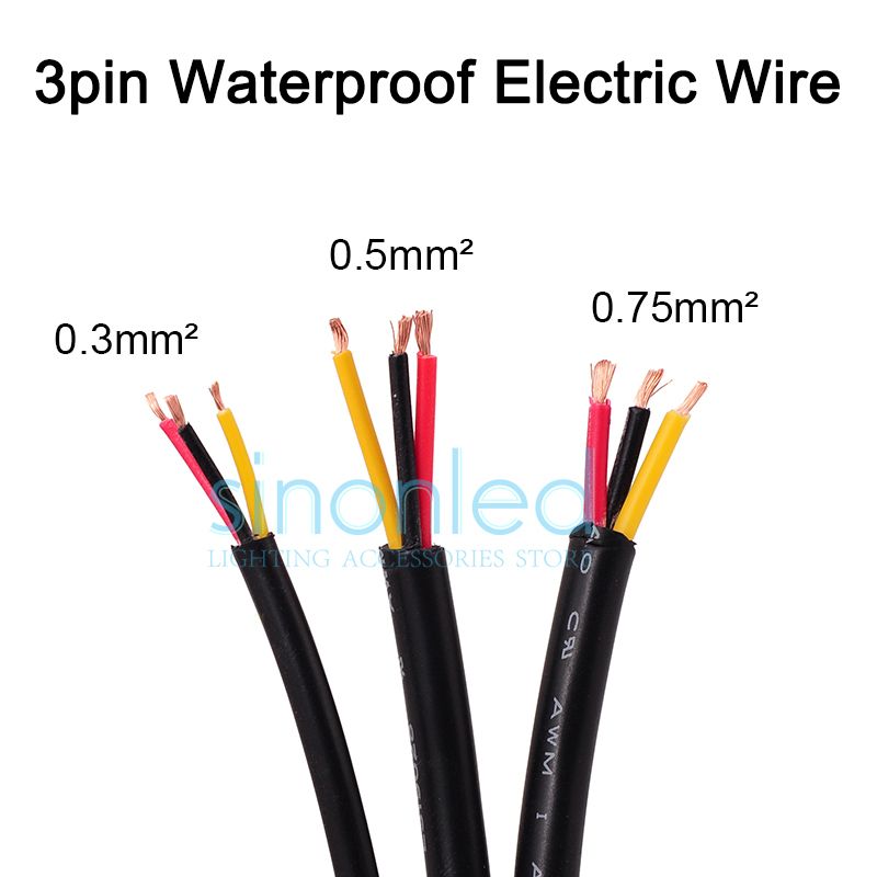 4c Rgb Led 22awg Power Wire Armacost Lighting