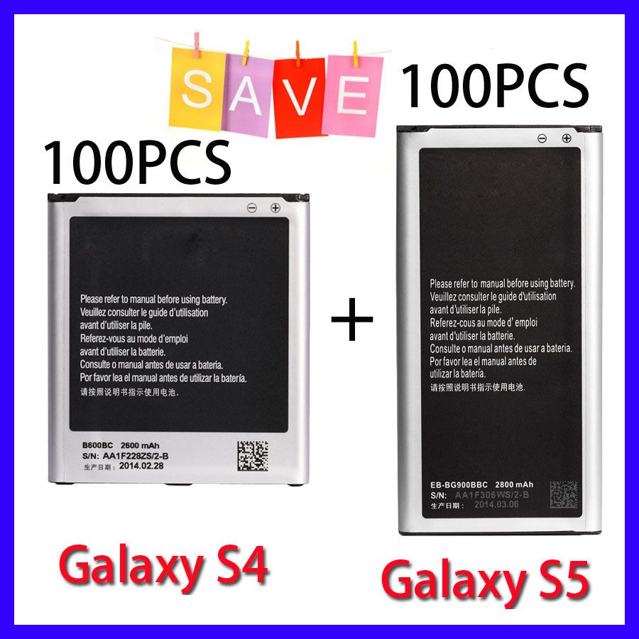 2018 Replacement S4 S5 Battery For Samsung Galaxy S4 I9500 S5 I9600 Cell  Phone ACCU AKKU Batteria Each From Yudasale1, $2.75 | DHgate.Com